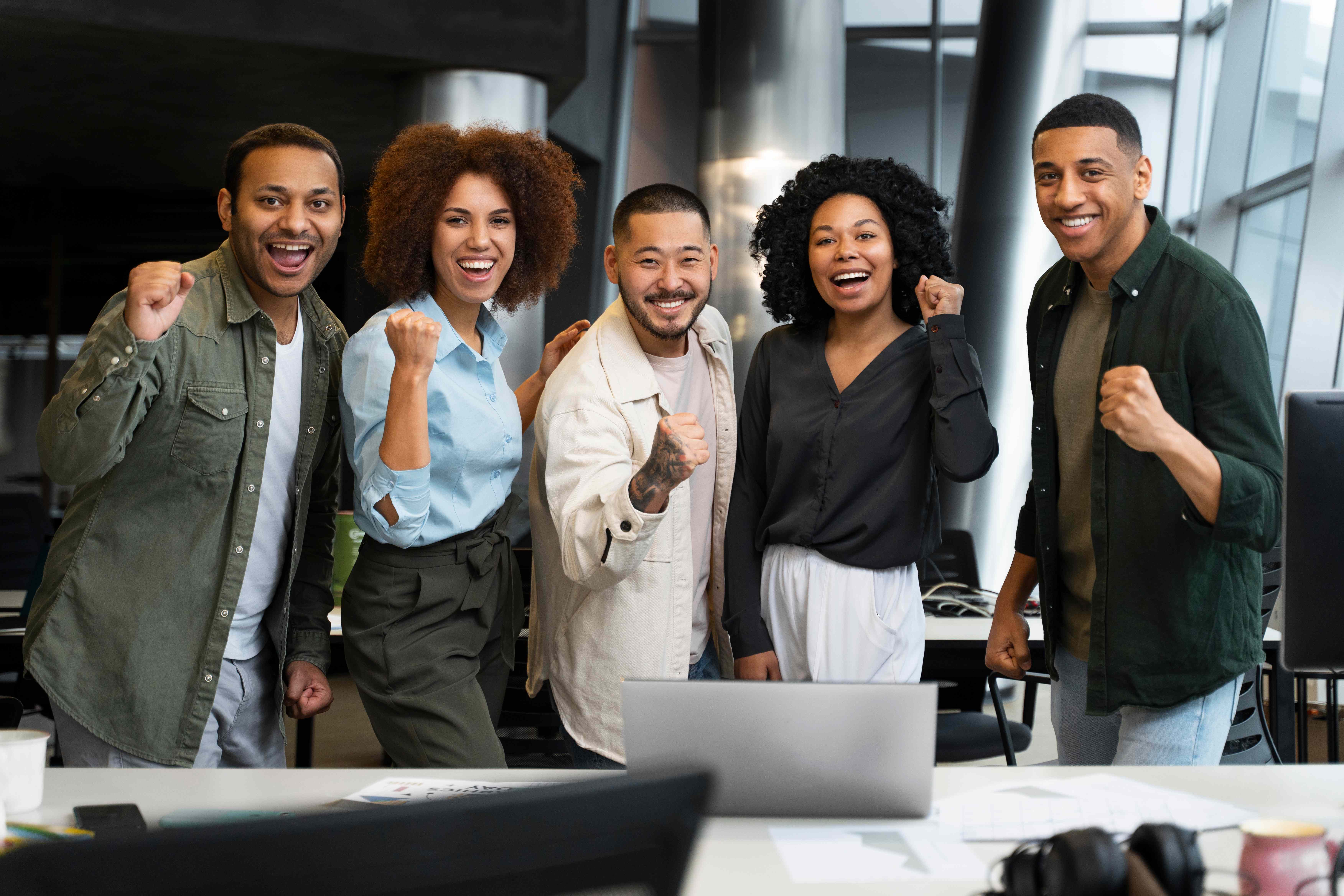 Happy employees